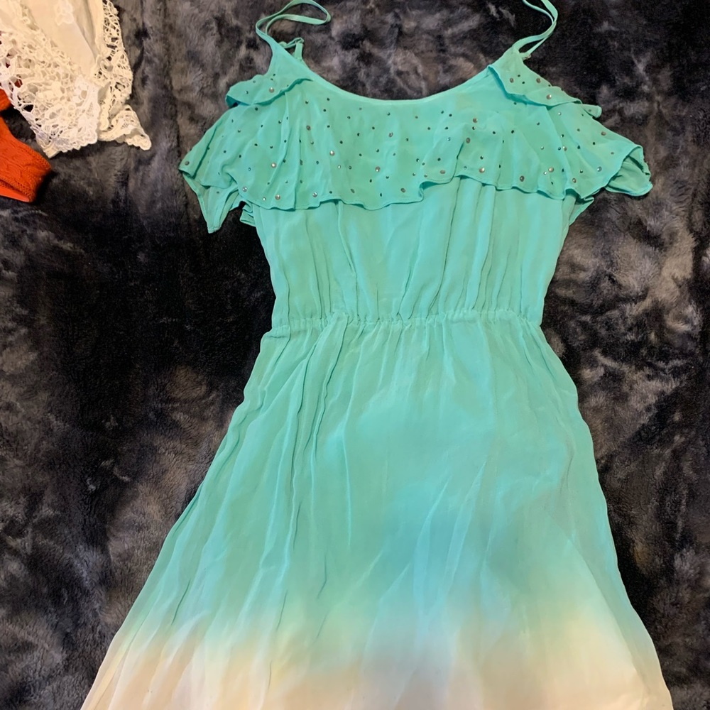 Urban outfitters rhinestone ombré dress